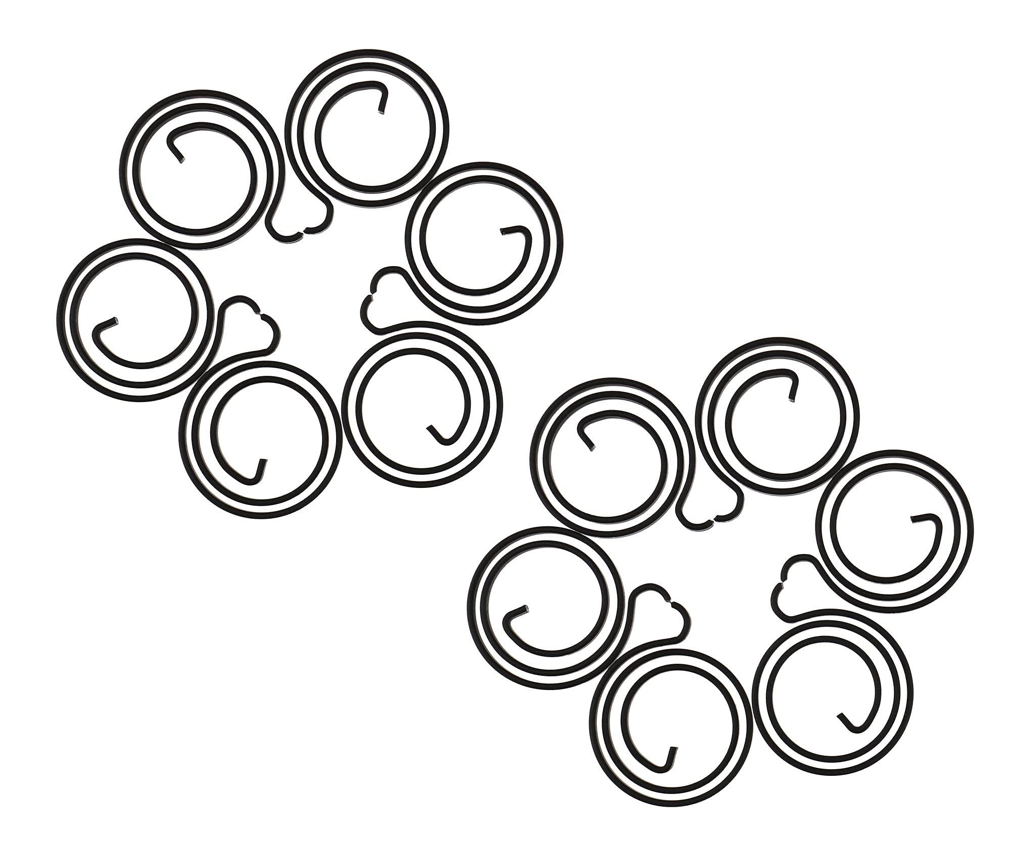 YINETTECH Door Handle Springs Set 2.5 Turn Spool 3mm Thickness