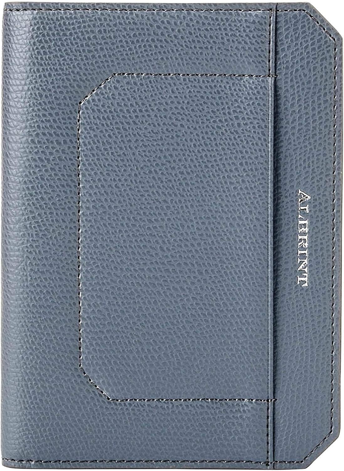  | Travel Passport Holder Rfid Blocking Leather Passport Wallet Slim Cover, Basalt Grey | Passport Wallets