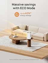 Dreo 1500W Space Heater Oscillating Portable with Remote Thermostat 3-Mode view 7