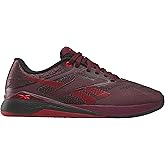 Reebok Nano X5 Sneakers for Women, Cross Training Gym Walking Shoes Women, Black Cherry/Black/Retro Red, 7.5