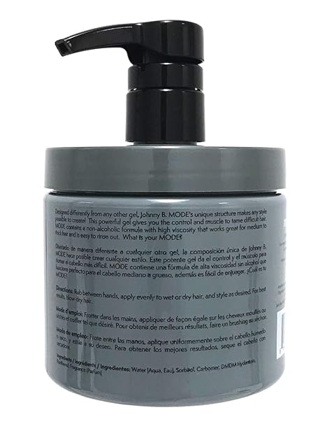Amazon Com Johnny B Mode Styling Gel For Men 16 Oz Beauty