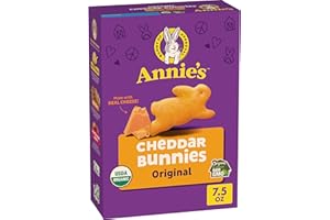 ANNIE'S HOMEGROWN Annie's Organic Cheddar Bunnies Baked Snack Crackers, Original, 7.5 oz