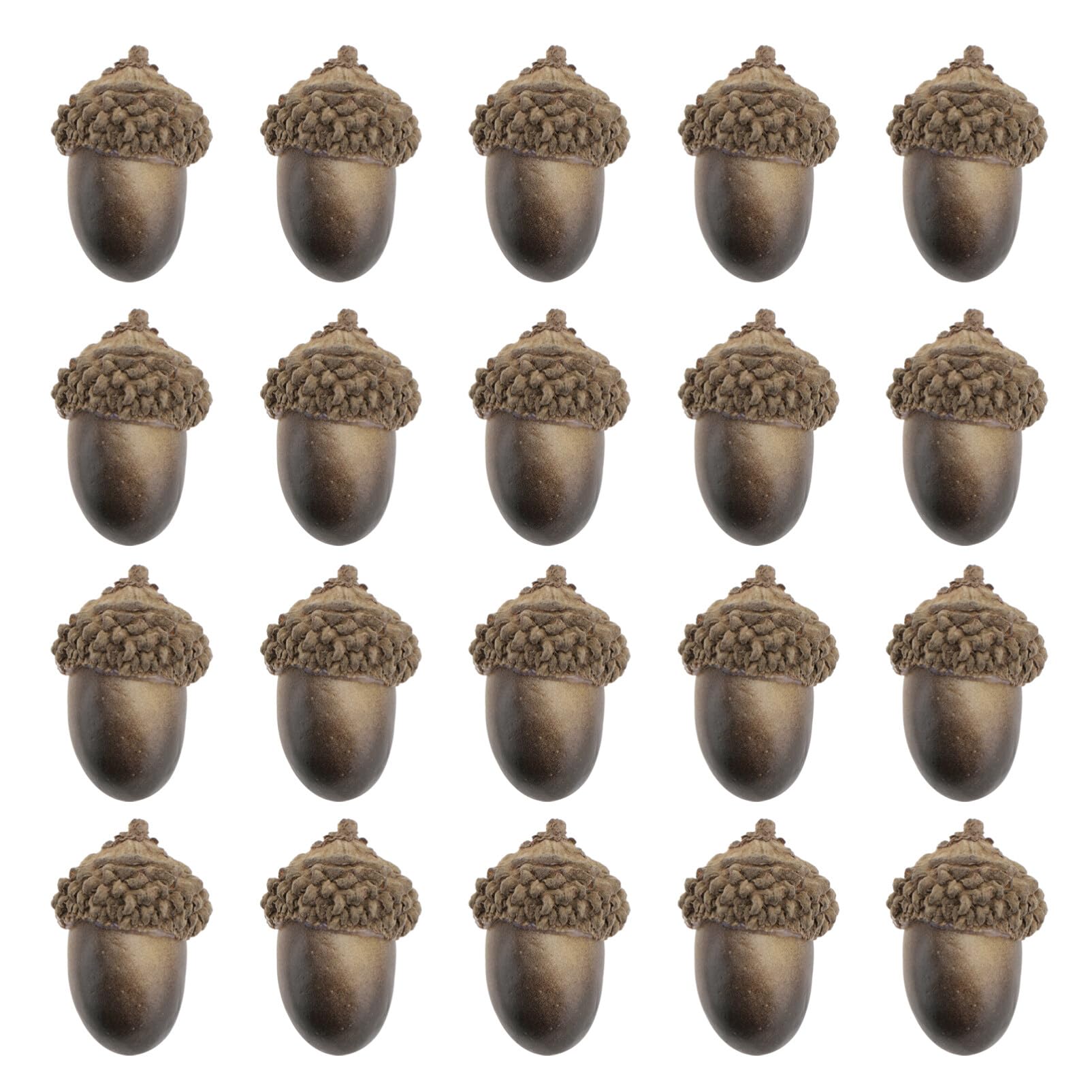 20pcs Artificial Lifelike Acorn Picks Ornaments Winter Christmas Decoration Xmas Kitchen Home Crafts