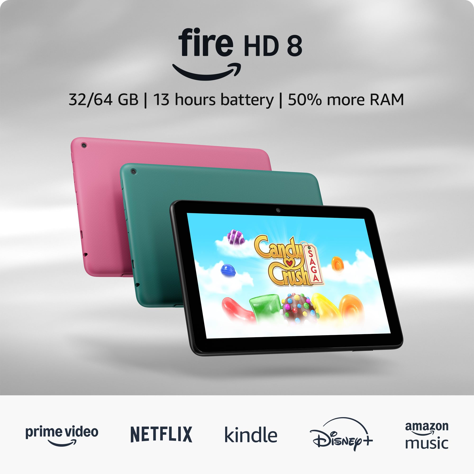Amazon Fire HD 8 tablet (newest gen), 8