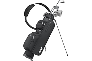 Findway Small Golf Bag Lightweight Pitch and Putt Golf Bag with Stand, Adjustable Dual Straps, Golf Stand Bag for Extra Storage in a Smaller Size, Golf Gifts for Men and Women