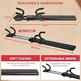 GADLANE Twin Bar Steering Wheel Lock with 2 Keys – Car Anti-Theft Device (Black) view 3