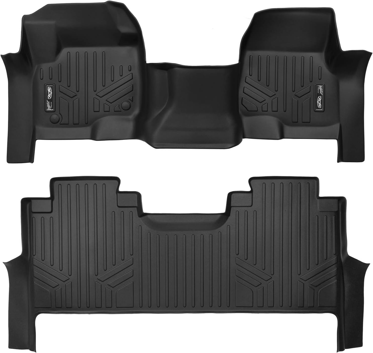Amazon Com Maxliner Floor Mats 2 Row Liner Set Black For 2017