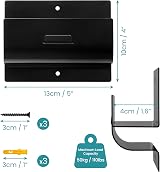 BELLE VOUS Heavy Duty Garage Wall Ladder Tool Storage Hook Organiser 50kg view 2
