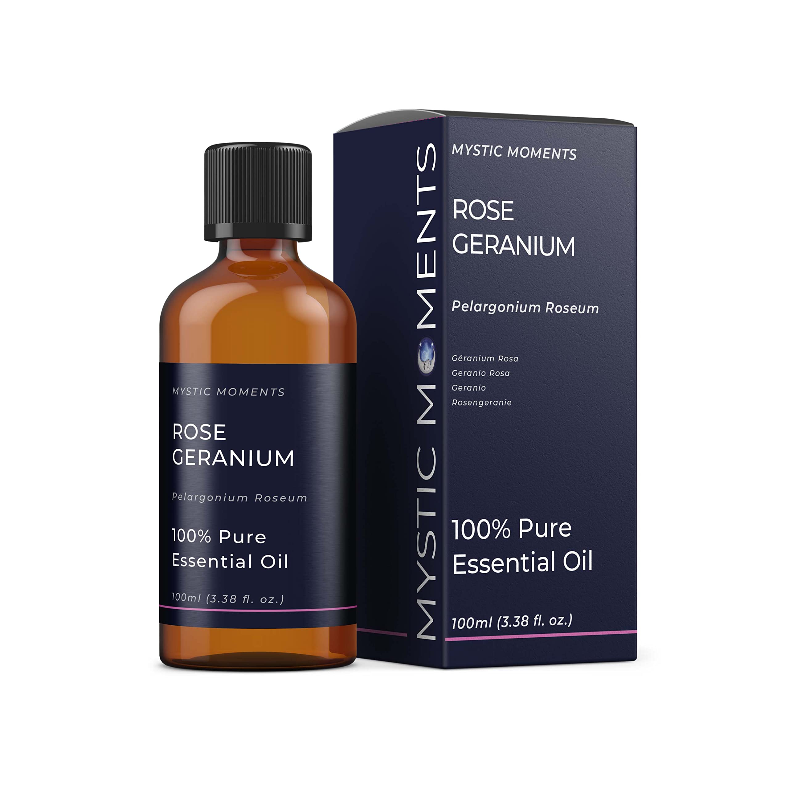 Mystic Moments | Rose Geranium Essential Oil - 100ml - 100% Pure