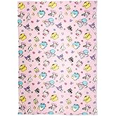 Collectibles Hello Kitty & Friends Flower Child Bedding Super Soft Cozy Blanket, 62 in x 90 in, (Officially Licensed Product) by Franco