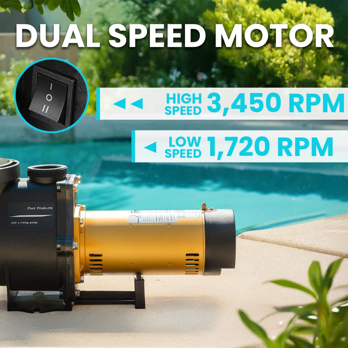 Mua XtremepowerUS 2HP In-Ground Swimming Pool Pump Variable Speed 2 ...