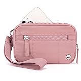 WESTBRONCO Wristlet Wallets for Women Nylon Quilted