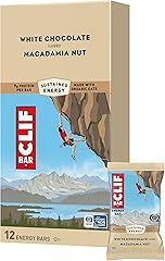 CLIF BAR - White Chocolate Macadamia Nut Flavor - Made with Organic Oats - Energy Bars - Non-GMO - Plant Based Protein Bars (