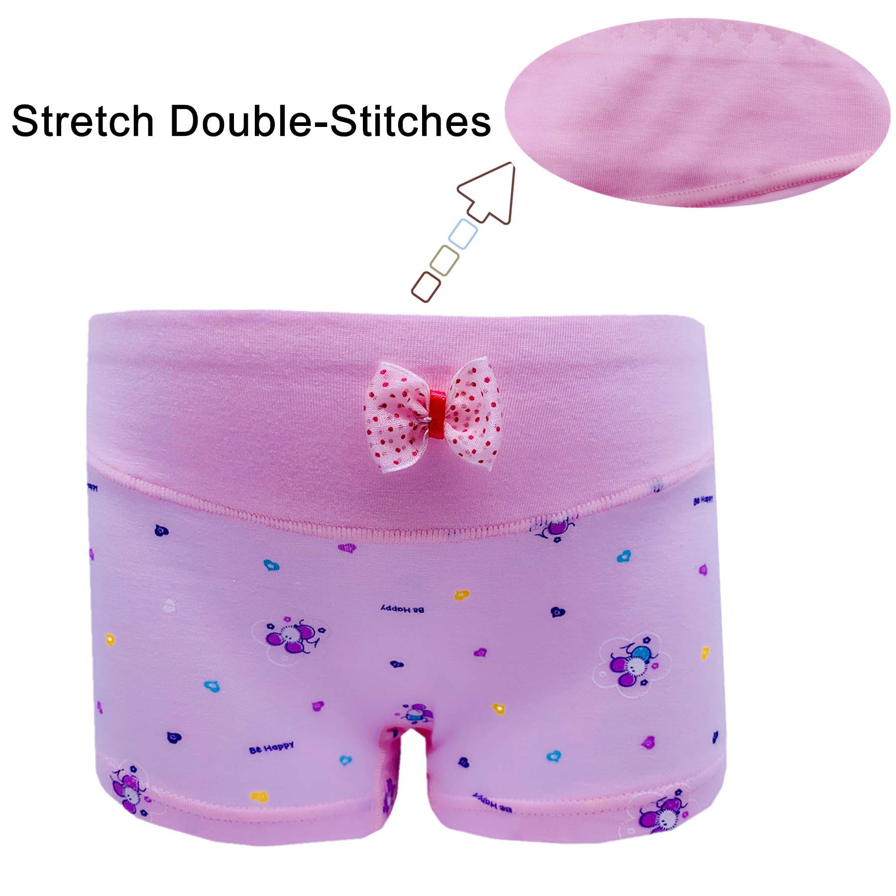 Czofnjesi Girls Underwear Cotton Kids Boyshort Toddler Assorted Panties