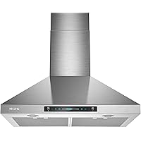 thumbnail image 2 of Range Hood 30 Inch, IsEasy Wall Mount Vent Hood 500 CFM 2 of 12