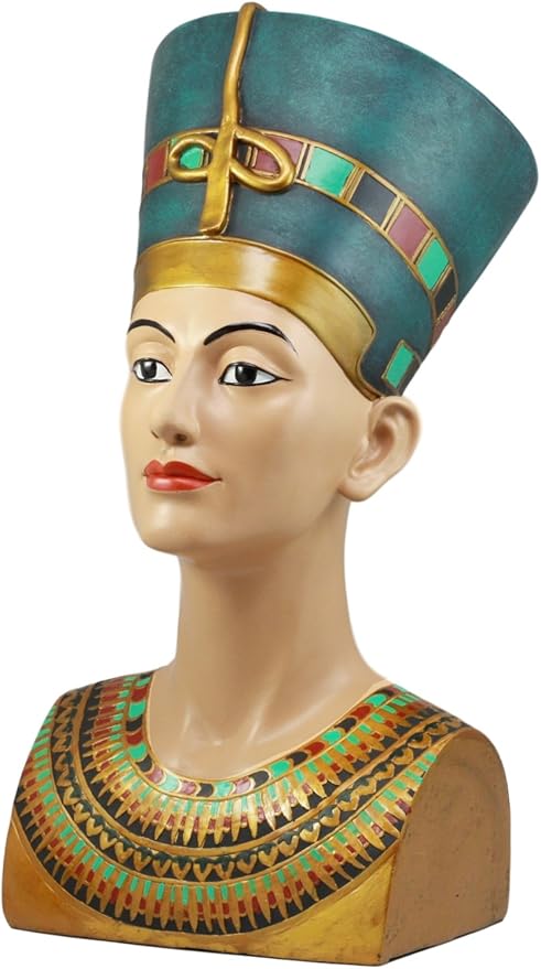 Amazon Com Ebros Large Ancient Egyptian Queen Nefertiti Bust Statue 18 Tall Classical Detailed Craftsmanship Sculpture Home Kitchen ebros large ancient egyptian queen nefertiti bust statue 18 tall classical detailed craftsmanship sculpture