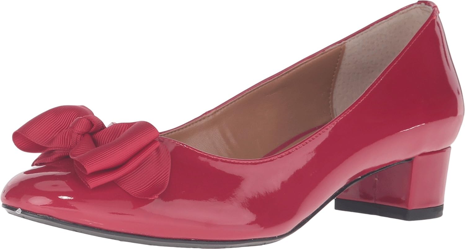 j renee cameo bow pump