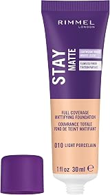 Rimmel London Stay Matte Foundation 010 Light Porcelain 30 ml view 2