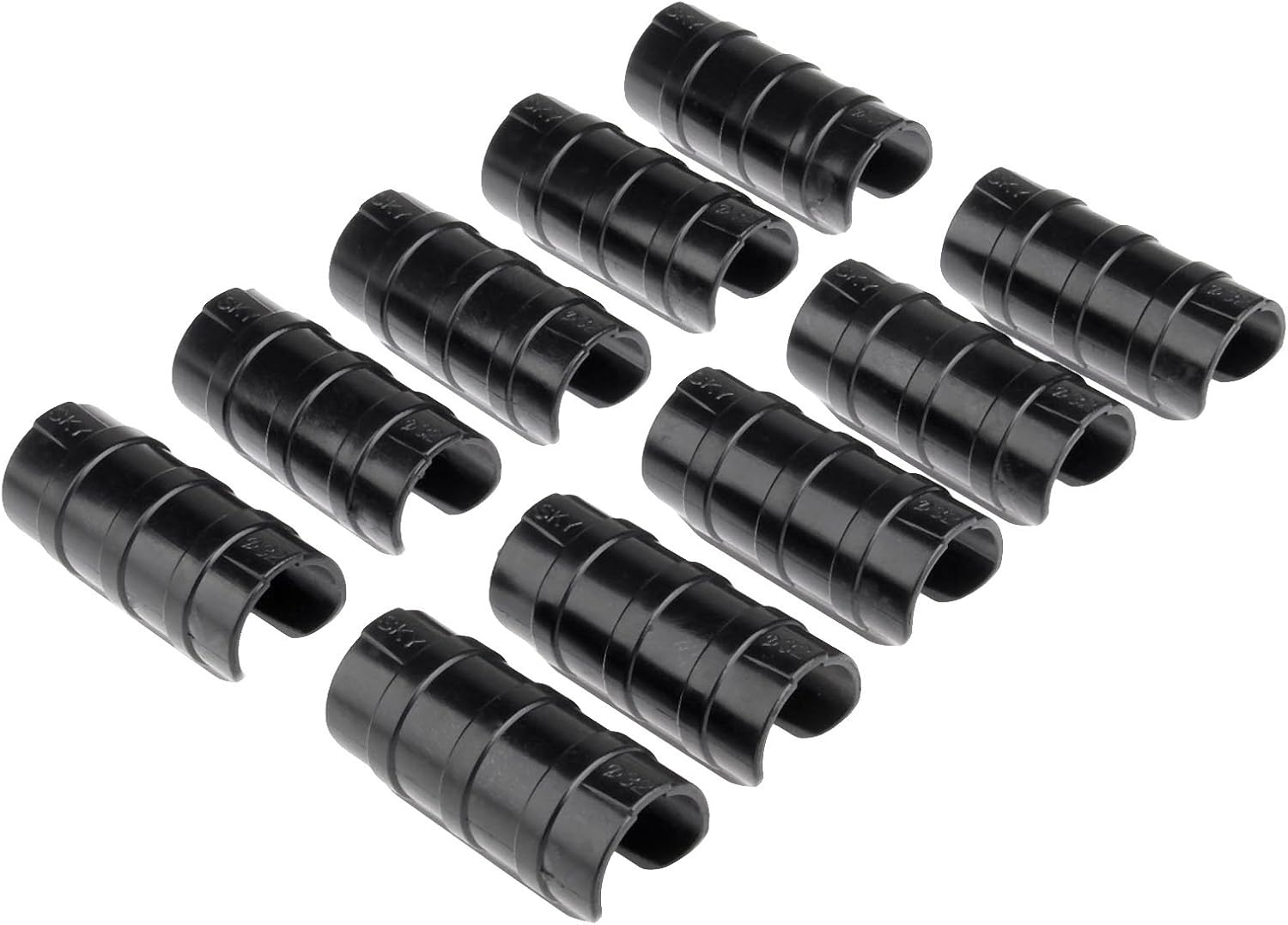 10pcs 32mm/1.26" Garden Buildings Tube Clip Greenhouse Frame Pipe Tube Film Clip Clamp Connector Kit