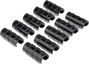 10pcs 32mm/1.26" Garden Buildings Tube Clip Greenhouse Frame Pipe Tube Film Clip Clamp Connector Kit