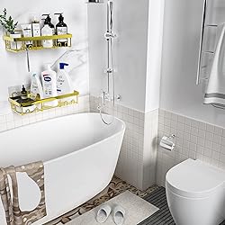 Moforoco Shower Caddy Shelf Organizer Rack, Self