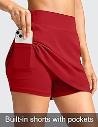 Viodia Golf Skirts for Women with Shorts High