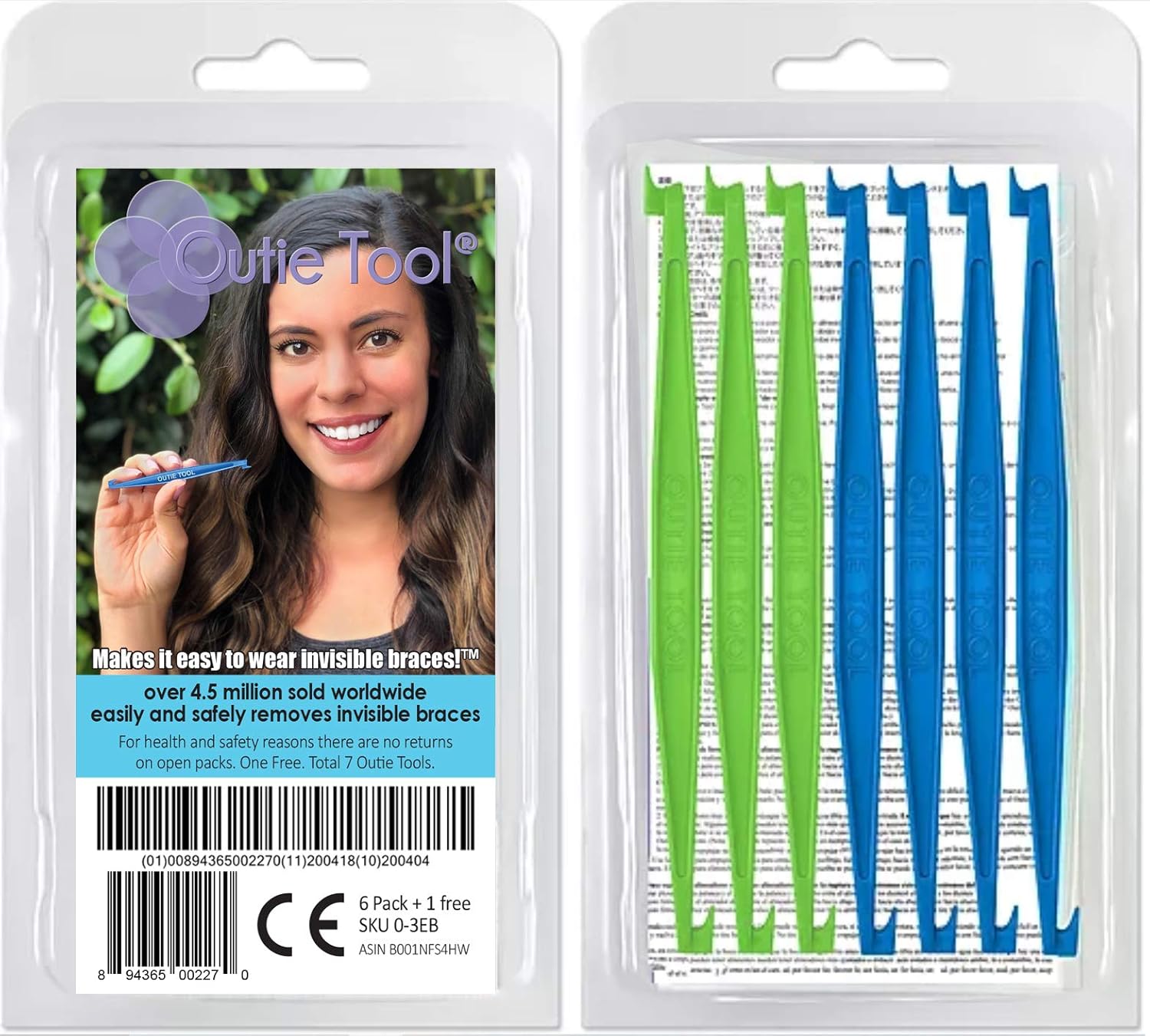 Outie Tool | Clear Aligner Invisible Braces Removal Tool | Patented Design | 1 Pack Contains 7 Tools : Oral Hygiene Products : Beauty