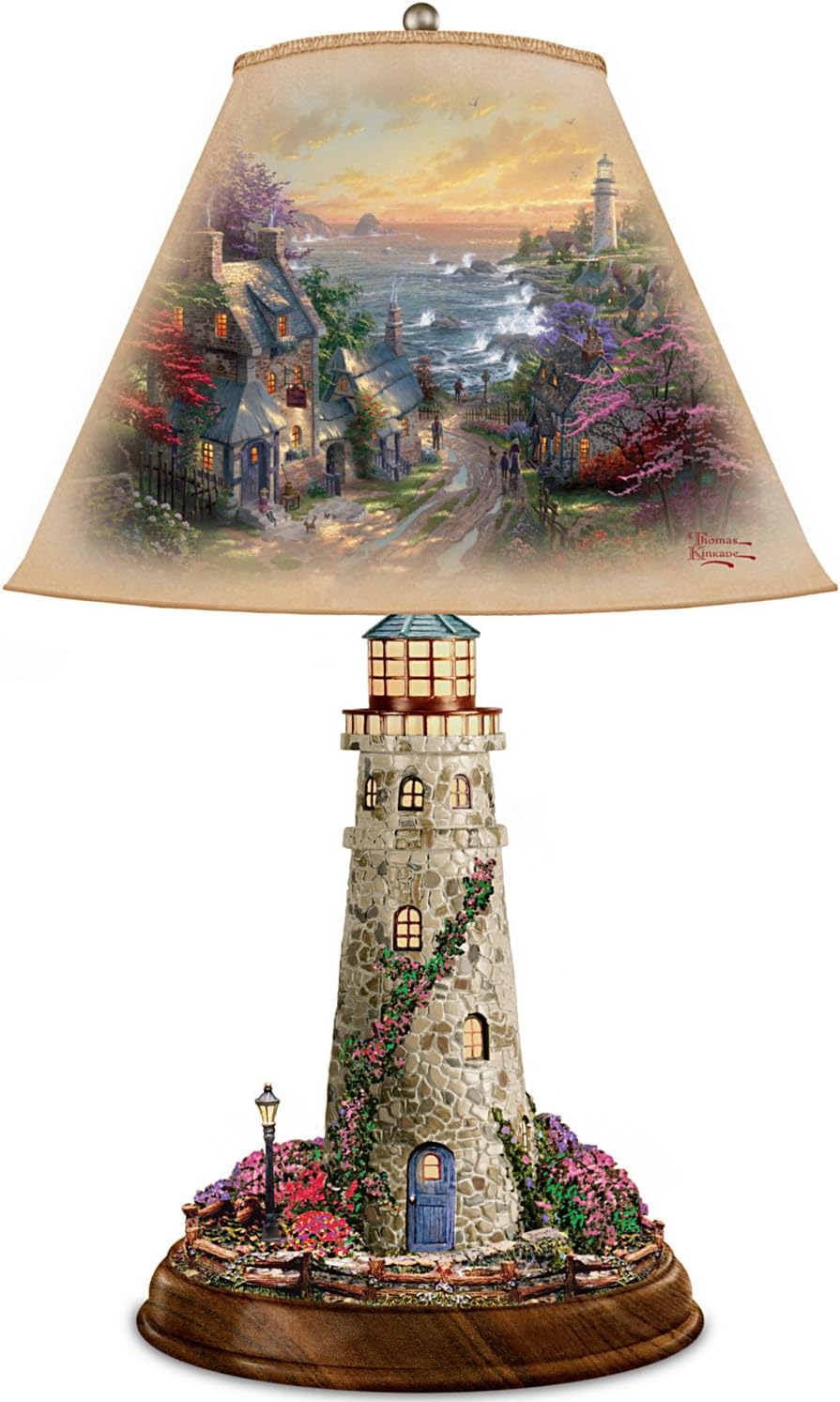 thomas kinkade tiffany table lamps