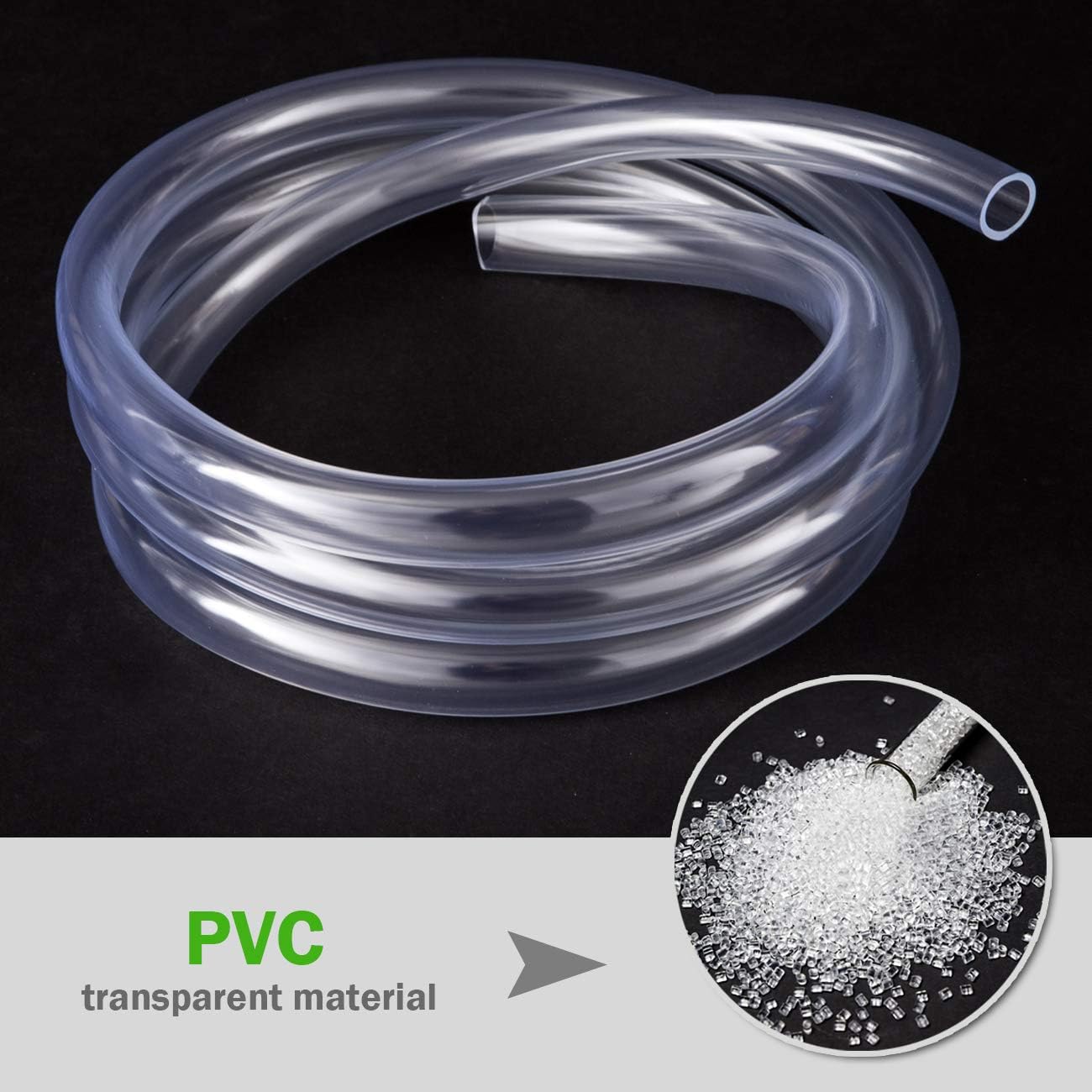 Kesote EUKST288 PVC Clear Tubing Pipe 2 Meters Garden Water Hose Watering Hose Pipe 2M, 16 * 20mm, 16mm x 20mm x 2m - Image 4