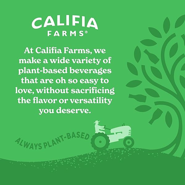 CALIFIA FARMS – ORGANIC UNSWEETENED ALMOND MILK, 32 OZ (PACK OF 6), DAIRY FREE, VEGAN, PLANT BASED, KETO, VEGAN, GLUTEN FREE, NON GMO, USDA ORGANIC