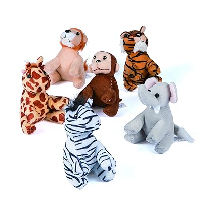 safari animal soft toys
