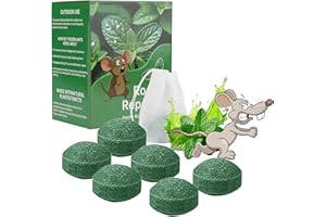 NIHASKER Mouse Rodent Repellent, 48 Pack Peppermint Lemon Oil Mice Repellent for Squirrel Rats Spider Pests, Natural Deterrent for Kitchen, Warehouse, Car, Indoor, Outdoor, Safe for Pets & Family 29