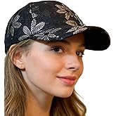 Bling Bling Butterfly Baseball Cap Women Summer Sparkling Fashion Mesh Sun Hat Creative Adjustable Baseball Hats,One Size