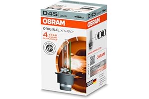 OSRAM XENARC ORIGINAL D4S HID, xenon headlight bulb, 66440, folding carton box (1 piece)