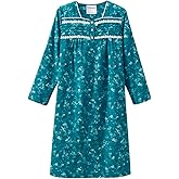 Silverts Open-Back Hospital Gowns for Women – Comfortable, Dignified, Easy Dressing for Seniors & Patients - 100% Cotton