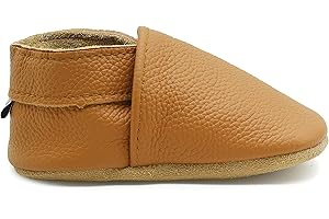 OWLOWLA Soft Sole Baby Shoes Leather Baby First Walking Crib Shoes Slip-on Baby Moccasins Infant Toddler Pre-Walker Shoes for Boy Girl