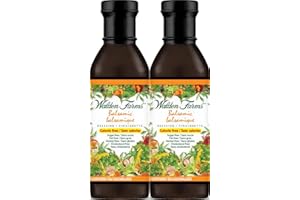 VALUBNDL: WALDEN FARMS SALAD VINAIGRETTE BALSAMIC VINEGAR - Zero Calorie Sauce Keto Salad Dressing - Custom VALUBNDL Branded 