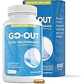 Go Out Daily Maintenance - Natural Uric Acid Support with Tart Cherry, Celery Seed, and Turmeric - Vegan, Non-GMO, Gluten-Free Supplement for Joint Comfort and Healthy Kidney Function 90 Capsules