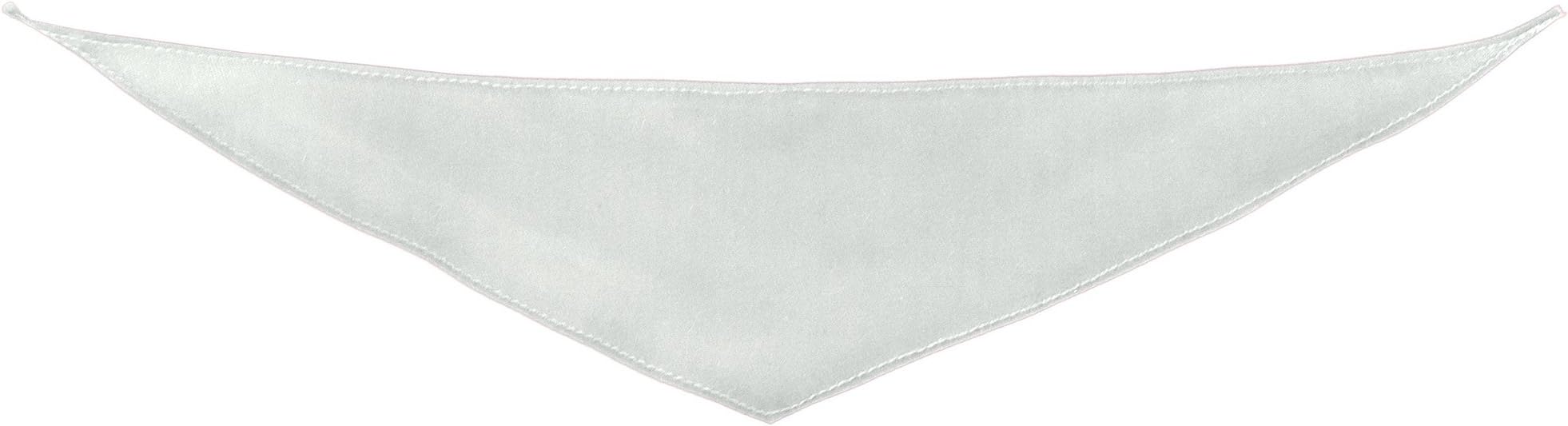 Mumbles Teddy Bear Bandanna/Triangle Scarf Accessory (S) (White)