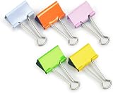 Rapesco 1492 19 mm Foldback Clips Assorted Colours Pack of 80 view 2