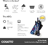 Cosatto Yo Travel Stroller Baby Pushchair Lightweight One Hand Fold view 8