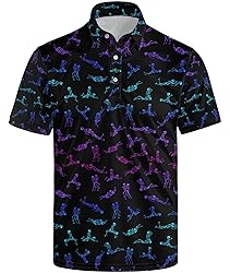 Funny Golf Shirts for Men Crazy Funny Golf Polo