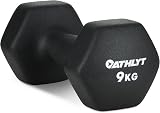 Athlyt Neoprene Dip Dumbbell Set 2 x 9kg Black view 2