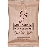 Kurukahveci Mehmet Efendi Turkish Coffee, Medium Roast for Cezve, 3.52 oz | 100% Arabica, Extra Fine Grind for Cezve and Ibrik, Rich Aroma, Vegan, Gluten Free, Roasted in Istanbul Since 1871