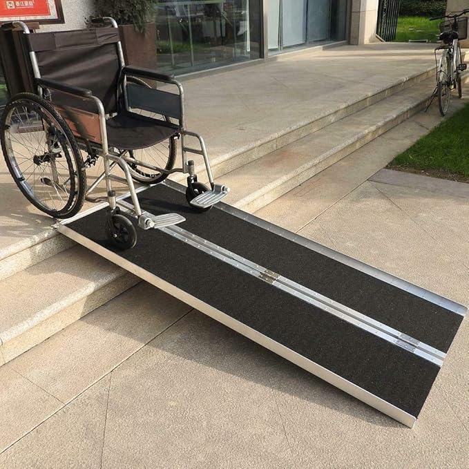 Designed 6 Feet Folding Portable Ramp Suitcase, Mobility
