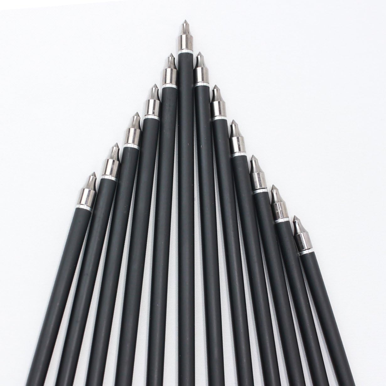 kaimei 30" Carbon Fiber Arrow White-Blue Replaceable Pointed Screw-in Recurve Compound Bow Practice Targeting Arrows (12 Pieces) : Sports & Outdoors