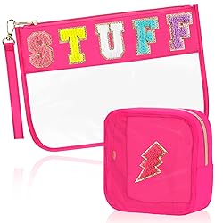 BuyCard 2 Pcs Stuff Bag Cosmetic Makeup Bag with