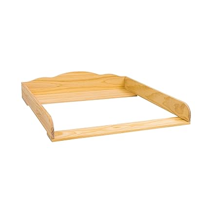 PuckDaddy"Nube 7" madera natural - Cambiador superior con cabecero curvado para todas las