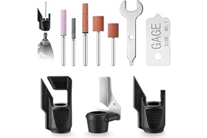 A679-02 Sharpening Attachment Kit for Lawn Mower Blades, Outdoor Gardening Tools, Chainsaws, Rustproof Aluminum