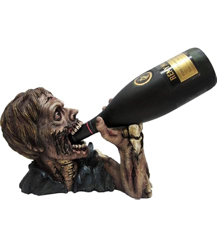 Amazon.com: Evil Skull Rising from Flames Wine Bottle Holder